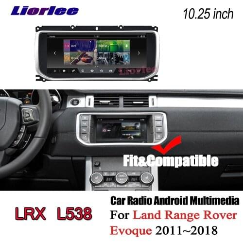 Car Multimedia DVD Radio Player For Land Rover Range Evoque LRX L538 2011-2018 Android Stereo Carplay 4G GPS Navigation