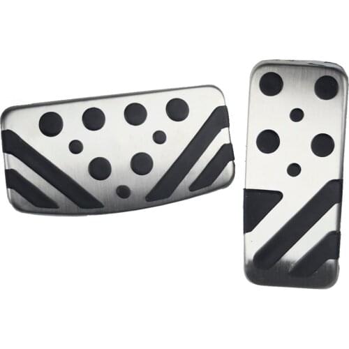 Car Clutch Brake Accelerator Pedal Foot Rest Pedals Covers For Mitsubishi PAJERO Eclipse RVR Cross Car Styling