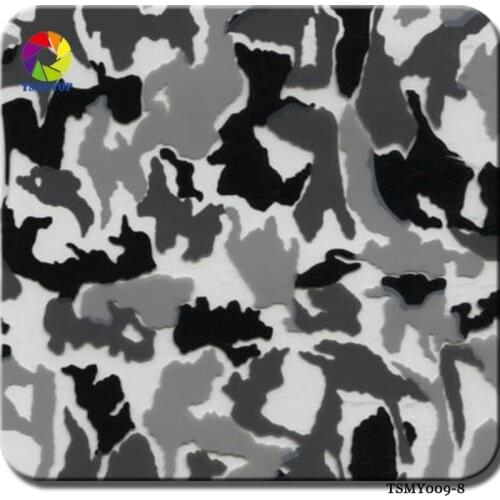 Free shipping 0.5*2m/10m size camouflage hydrographic film aqua water transfer printing film