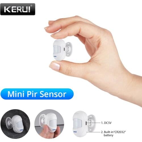 KERUI Wireless Mini Small Movable Angle Home Security Burglar PIR Infrared Motion Detector For G18 WG11 WIFI GSM Alarm System