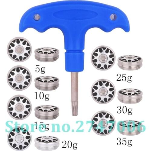 2pcs Black Stroke Lab Putter Golf Weight Screw Golf Club Replacement Weight 5g/10g/15g/20g/25g/30g/35g for Choose