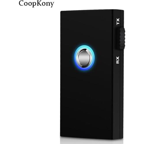 Coopkony 3.5mm Jack Bluetooth Receiver Bluetooth Audio Music Wireless Receiver Adapter Car Aux Cable Free for Speaker Headphone