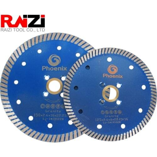 Raizi 1 Pc Granite Turbo Cutting Disc 125/250 mm Abasive Diamond Saw Blade Granite Cutting Blade Tool