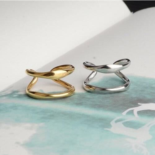 Keisha Lena Engagement Party Ladies Double-layer Stainless Steel Ring Fashion Jewelry Exquisite Jewelry Decoration Girlfriend