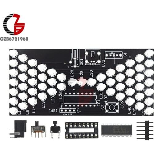 DC 5V Blue LED Display Electronic Hourglass DIY Kit Sand Glass Clock Time PCB Board for Home Holiday Decoration Kitchen Timing