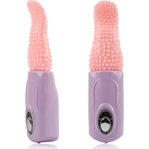 Erotic 3 Speed Blowjob Silicone licking Tongue Vibrator Oral Tongue Nipple Clitoris Stimulator Sextoys Adults Sex Toys for Woman