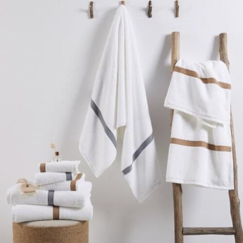 80*40cm 190g Cotton Face Towel 800g 80*160cm Bath Towel Bathroom Wash Cloth Hotel Beauty Salon Sauna Spa Lodge Towel Set T19