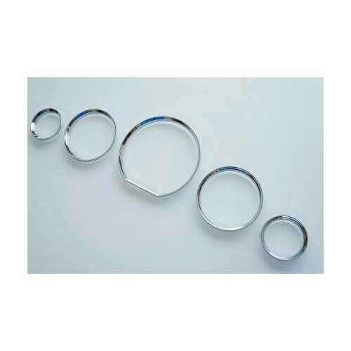 Chrome Speedometer Gauge Dial Rings Bezel Trim for MERCEDES BENZ W140