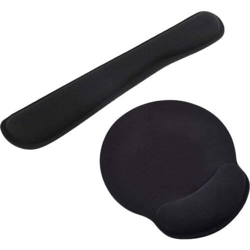 Mouse Mat Gel Gaming Keyboard and Mouse Wrist Rest Mat Pad, Ergonomic Wrist Support Comfort Pad for Computer Laptop Office Typ