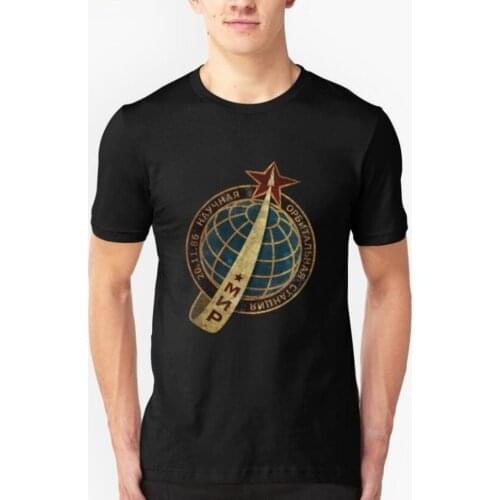 Summer hip-hop mens T-shirt mens CCCP retro badge T-shirt shirt hipster shirt cool MNP 86 badge T-shirt