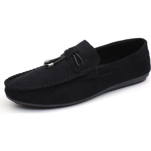 Whoholl Size 44 Men Casual Shoes Fashion Men Shoes Patent Leather Men Loafers Moccasins Slip On Mens Flats Male Driving Shoes