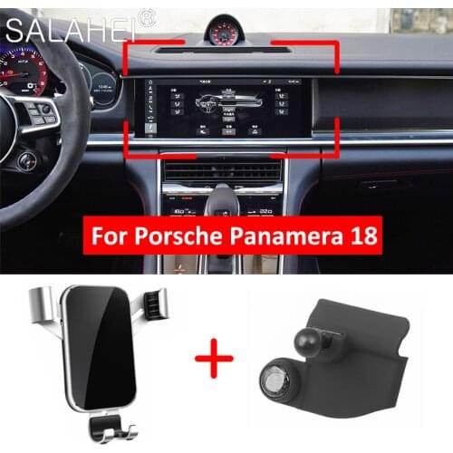 Mobile Phone Holder For Porsche Panamera 971 2017 2018 Air Vent Mount 360 Degree Rotation Stand Support Smartphone Bracket