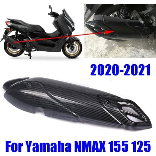 Motorcycle Exhaust Muffler Pipe Cover Guard Heat Shield Anti-Scalding Shell For Yamaha NMAX155 NMAX125 NMAX 155 125 2020 2021