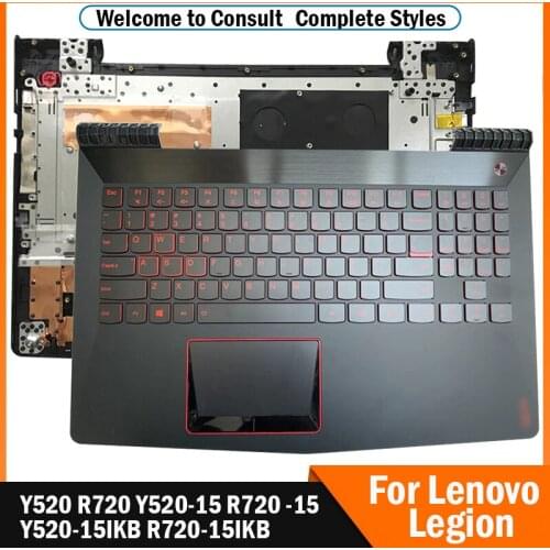 NEW For Lenovo Legion Y520 R720 Y520-15 R720 -15 Y520-15IKB R720-15IKB Laptop Palmrest Upper Case Backlit Keyboard