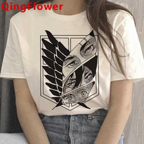 Attack on Titan Titans Attack Shingeki No Kyojin t-shirt male vintage harajuku tumblr couple casual clothes tumblr