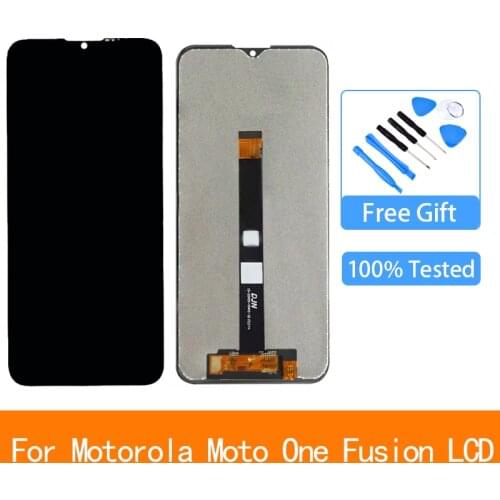 Original For For Motorola One Fusion LCD Display Touch Screen Digitizer Assembly For MOTO One Fusionlcd Display