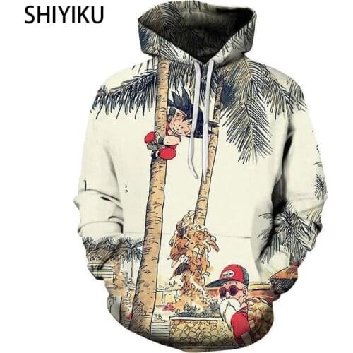 SHIYIKU Autumn Winter 3D Printing Hoodie Boys Girls Casual Japanese Anime Sweatshirt Brand Fashion Pullover Coat Streetwear Men