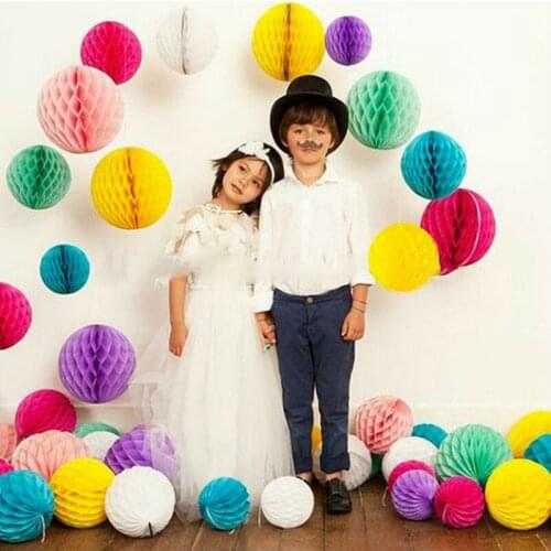 14inch 35cm Tissue Paper Lantern Hanging Honeycomb Balls For Wedding Baby Shower Birthday Party Decoration DIY Crafts Lampion