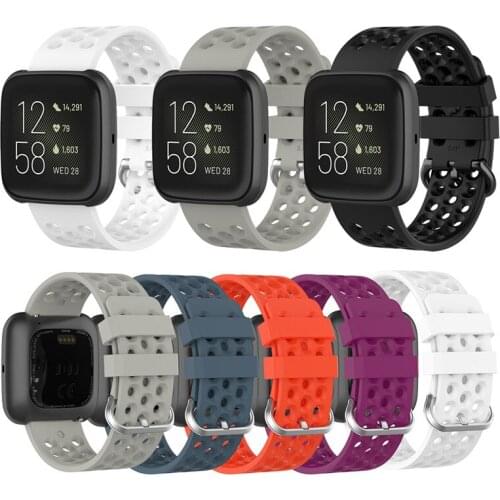Replacement Band For Fitbit Versa/Versa 2 Soft Silicone Waterproof Wrist Accessories Watch Strap For Fitbit Versa 2 Band