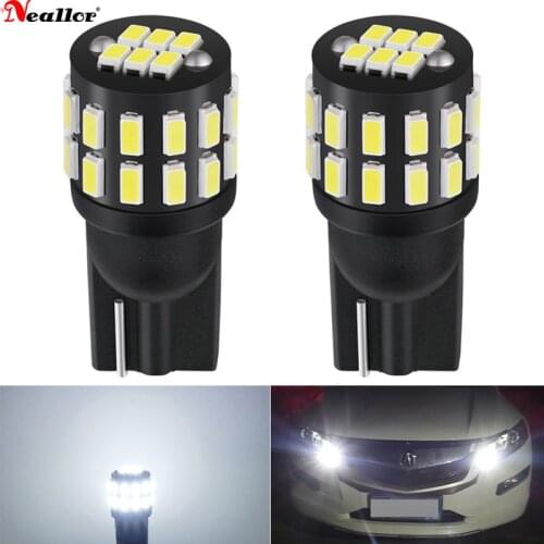 T10 W5W White Silica Gel Trunk Lamp Turn Signal Wedge License Plate Led Car Marker Light Reading Dome Lamp Auto Parking Bulb 5W5