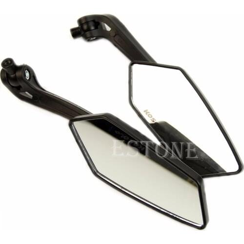 QILEJVS 1 set New Universal Scooter Rearview Mirrors Pair Moped ATV Motorcycle Backup Mirror #1