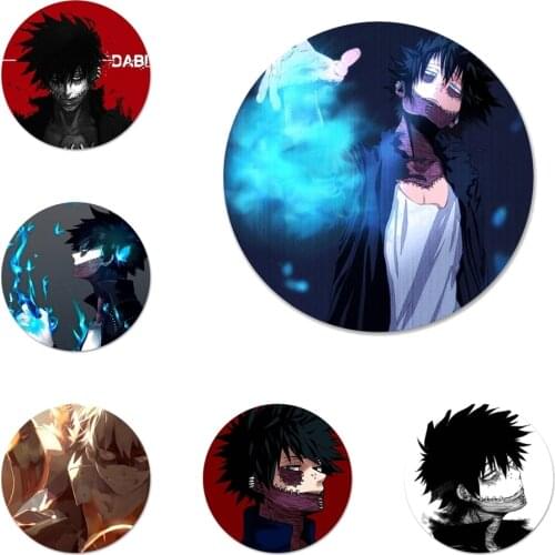 Dabi Boku no My Hero Academia Icons Pins Badge Decoration Brooches Metal Badges For Backpack Decoration