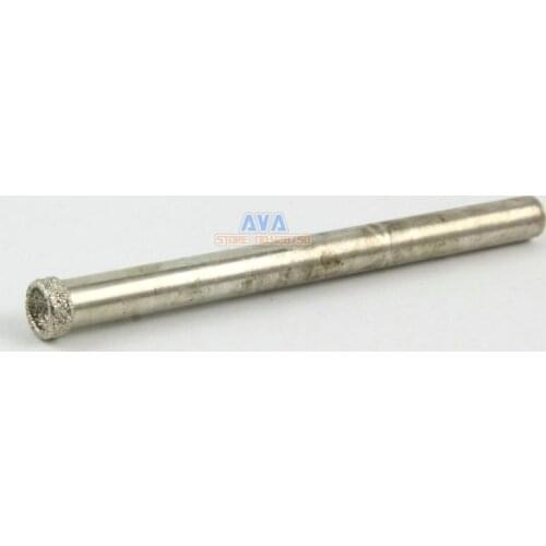 10 Pcs 4mm Diamond Mounted Point Spherical Concave Head Grinding Bit Grit 80