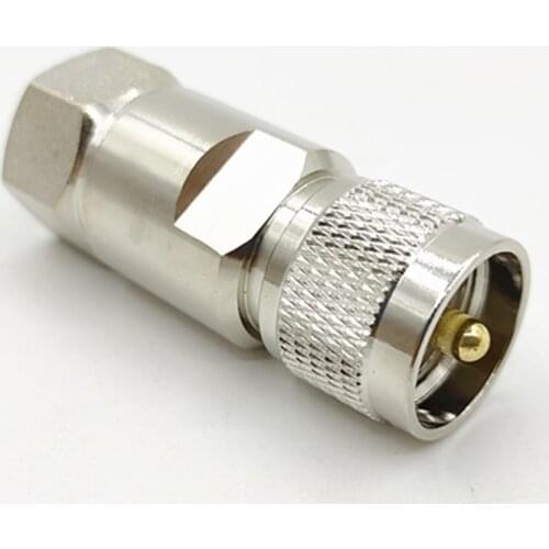 1X Pure copper 1 / 2 feeder M-type male and female head 50-9 50-12 feeder connector 1 / 2 super flexible feeder uhfsl16-jk-1 / 2