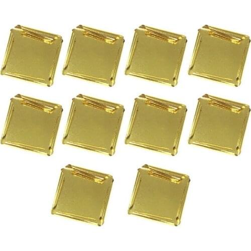 8x8cm 10 Sheets Practical K Pure Shiny Gold Leaf for Gilding Funiture Lines Wall Crafts Handicrafts Gilding Decoration #8