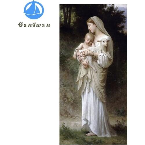Abstract Jesus And Virgin Mary Baby Portrait large 5D Diamond Painting Diy Diamond Embroidery Mosaic Cross Stitch Wall Decor art