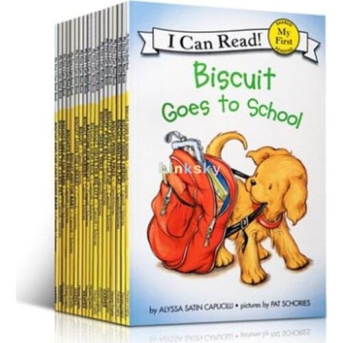 Biscuit Goes To School (My First I Can Read) ,24 books/set, Using Basic Language, Sight Words, and Sweet Illustrations