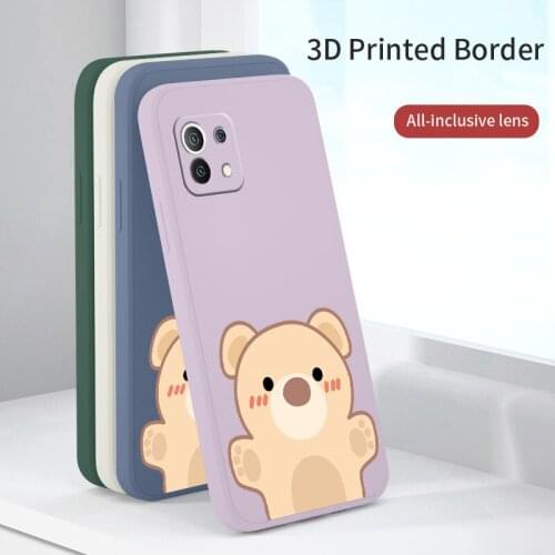 Hug Little Bear Phone Case For Xiaomi Mi 11 lite Ultra 11i 10T 9T Pro Lite 10 10S 9 8 lite Pro Poco F2 X2 F3 Pro Cover