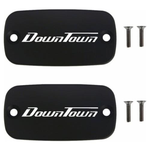 CNC Aluminum Motorcycle Brake Fluid Fuel Reservoir Tank Cover Cap FOR KYMCO DownTown 200/200i/300/300i/350/350i/125