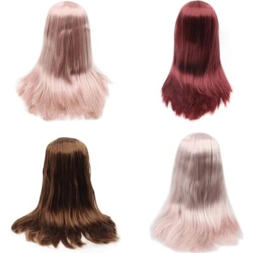 DBS blyth doll icy wig only rbl scalp and dome hair straight hair soft hair toy scalp