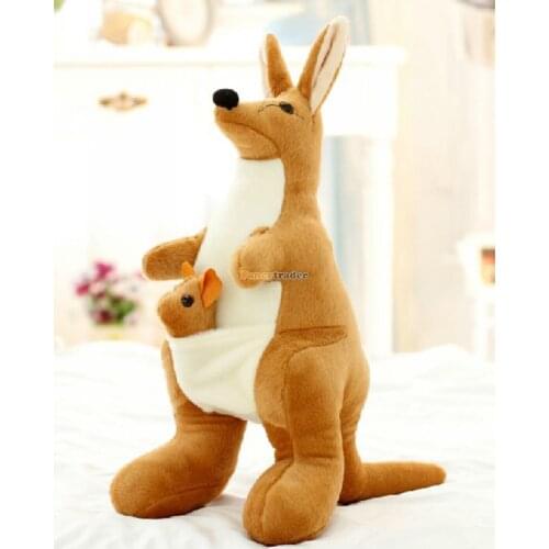 Fancytrader 31'' / 80cm Super Cute Giant Soft Plush Australia Kangaroo Toy, Nice Gift For Kids, Free Shipping FT50117