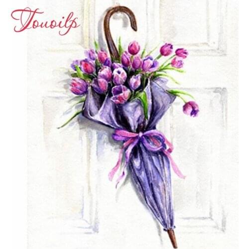 Full Square drill 5D DIY Diamond painting Flower umbrella Diamond Embroidery Mosaic Cross Stitch Rhinestone decoration gift