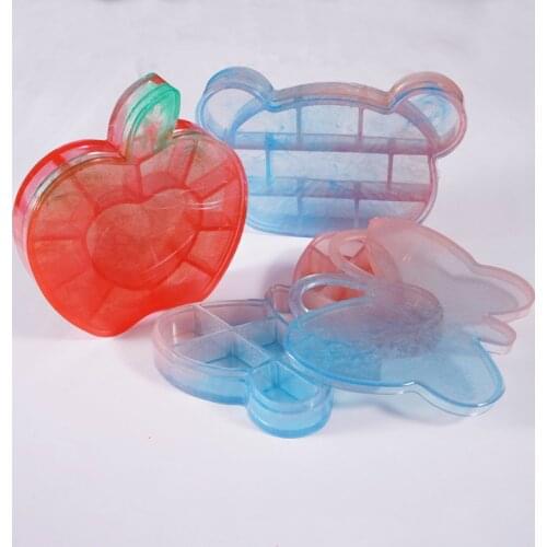 Trinket Box Silicone Mold Butterfly Bear Dish Mold Tray Mold Kawaii Epoxy Resin Art Supplies Resin Craf Silicone Mold