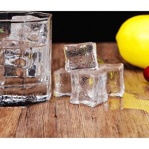 5-75pcs Mini Photo Photography Props Simulation Artificial Ice Cubes For Studio Photo Desktop Shooting Decoration Accessories