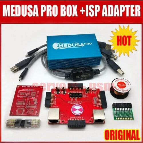 NEW 100% original Medusa Pro Box + ISP 3 in 1 adapter + JTAG MMC adapter + Optimus cable