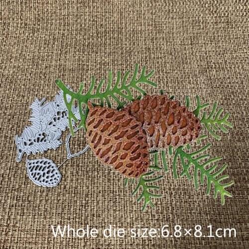 New Design Craft Metal Cutting Dies cut die Pine cone leaves Scrapbooking Album DIY Paper Card Craft Embossing Die Cuts