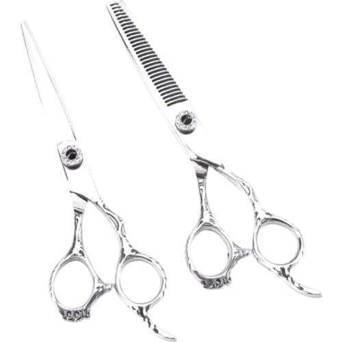 6 Inch Real Japan 9CR18MO SUS440C Stainless Steel High Grade Hair Salon Cutting Scissors Hairdressing Shears