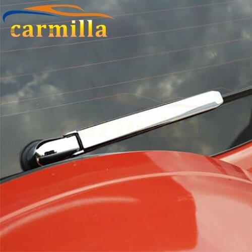 Carmilla Car Rear Wind shield Wiper Blade Decorative Cover Chrome Sticker for Ford Ecosport 2013 2014 2015 2016 Modified Acc