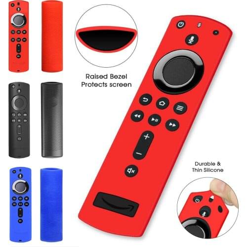 New 4K Fire TV Stick 4K/3rd Gen Remote Control Silicone Protective Case Cover for Fire TV Cube Silicone Remote Cover Case