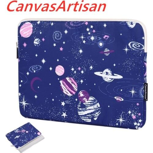 CanvasArtisan Brand Laptop Bag 11,12,13,14,15,13.3,15.6, Blue Planet Sleeve Case For Macbook Air Pro 13.3 Notebook,Dropship V032