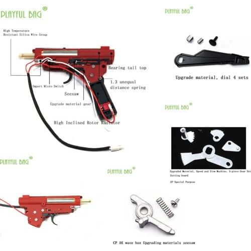 Outdoor CS CP AK105 AK74M Toy Water Bullet Gun Second Generation Wave Box Refitted Return Parts Top Manufacturing NI66