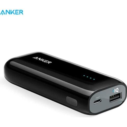Anker Astro E1 5200mAh Candy bar-Sized Ultra Compact Portable Charger (External Battery Power Bank) with PowerIQ Technology