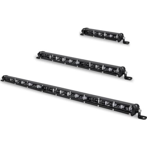 6D Ultra Slim Led Light Bar 7'' 13'' 20'' Driving Light Work Light Wide Flood Beam 12V For Car Offroad ATV UAZ Truck