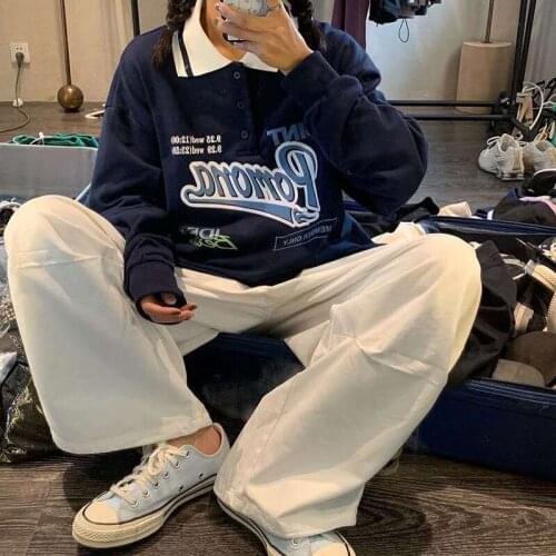 Autumn Vintage Oversized Hoodies Women Korean Style Fashion Letter Print Sweatshirt Loose Harajuku Top Long Sleeve Pullover 2021