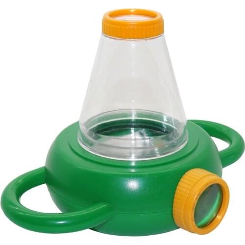 1 Pc Two Way Insect Viewer Bugs Observation Magnifying Glass Box Kids Montessori Educational Toy Scientific Nature Children Gift