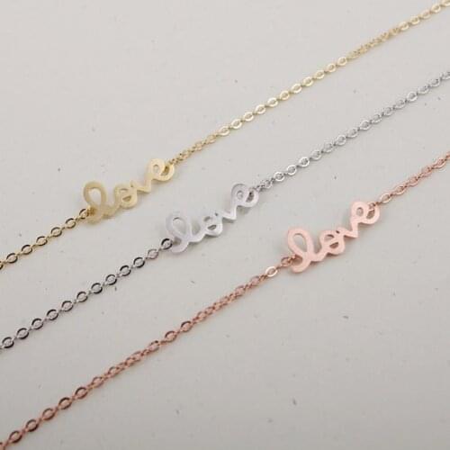 10 PCS/lot Fashion bracelet ''love'' hand catenary for wowen